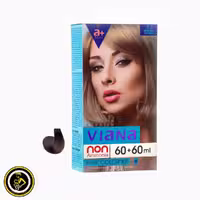 کیت رنگ مو ویانا شماره 7.7 رنگ بلوند نسکافه‌ای