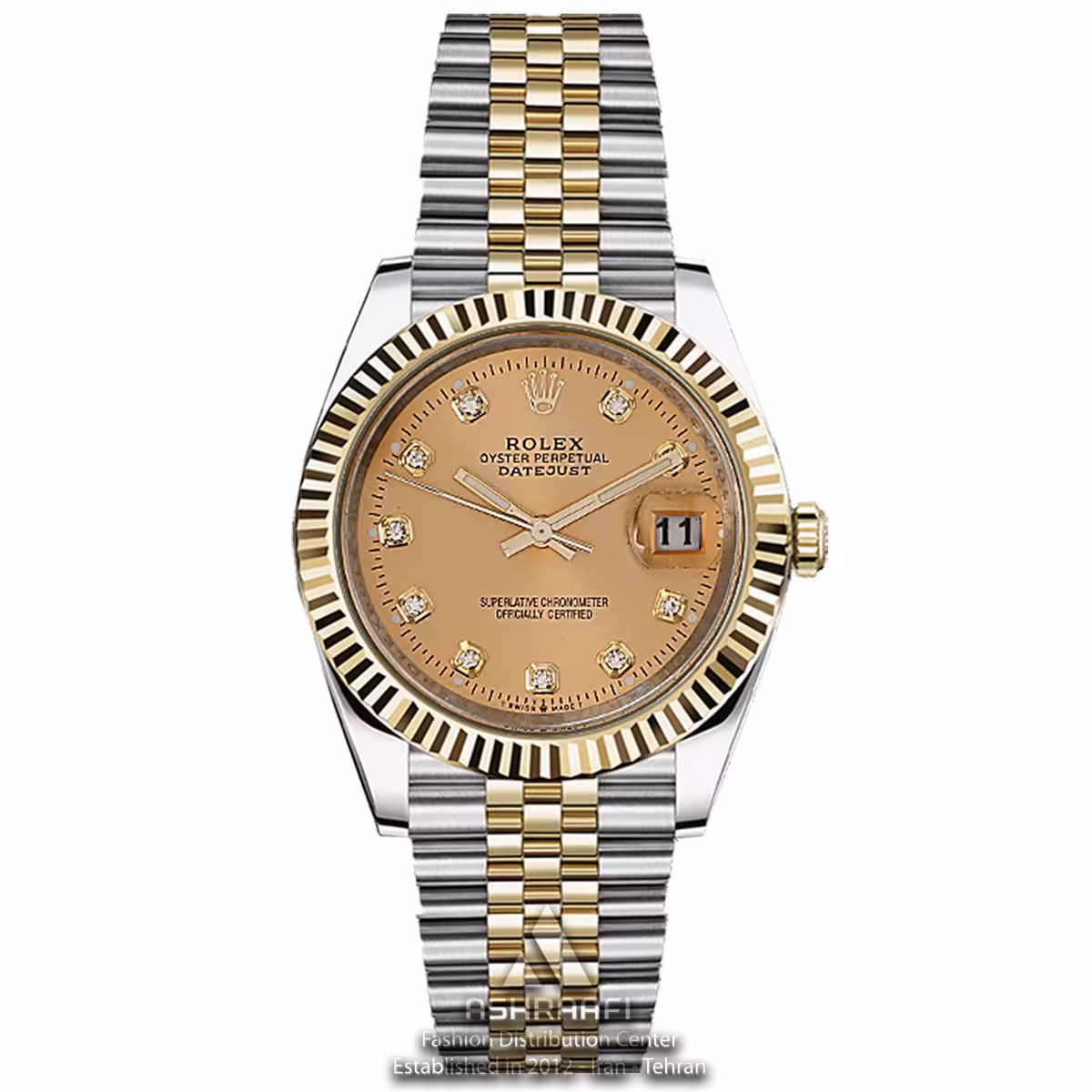 ساعت رولکس صفحه طلایی Rolex Datejust 10