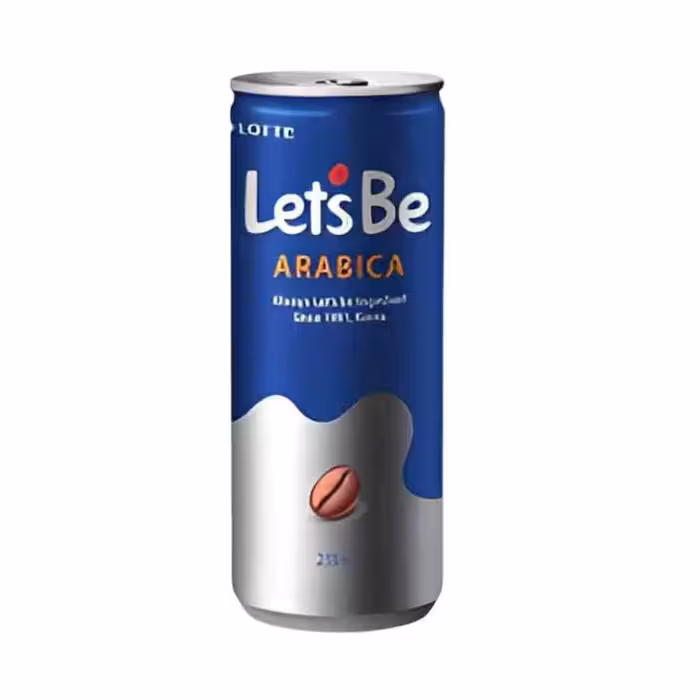 آیس کافی عربیکا لتس بی کره ای LETS BE فاقد گلوتن 240 میل