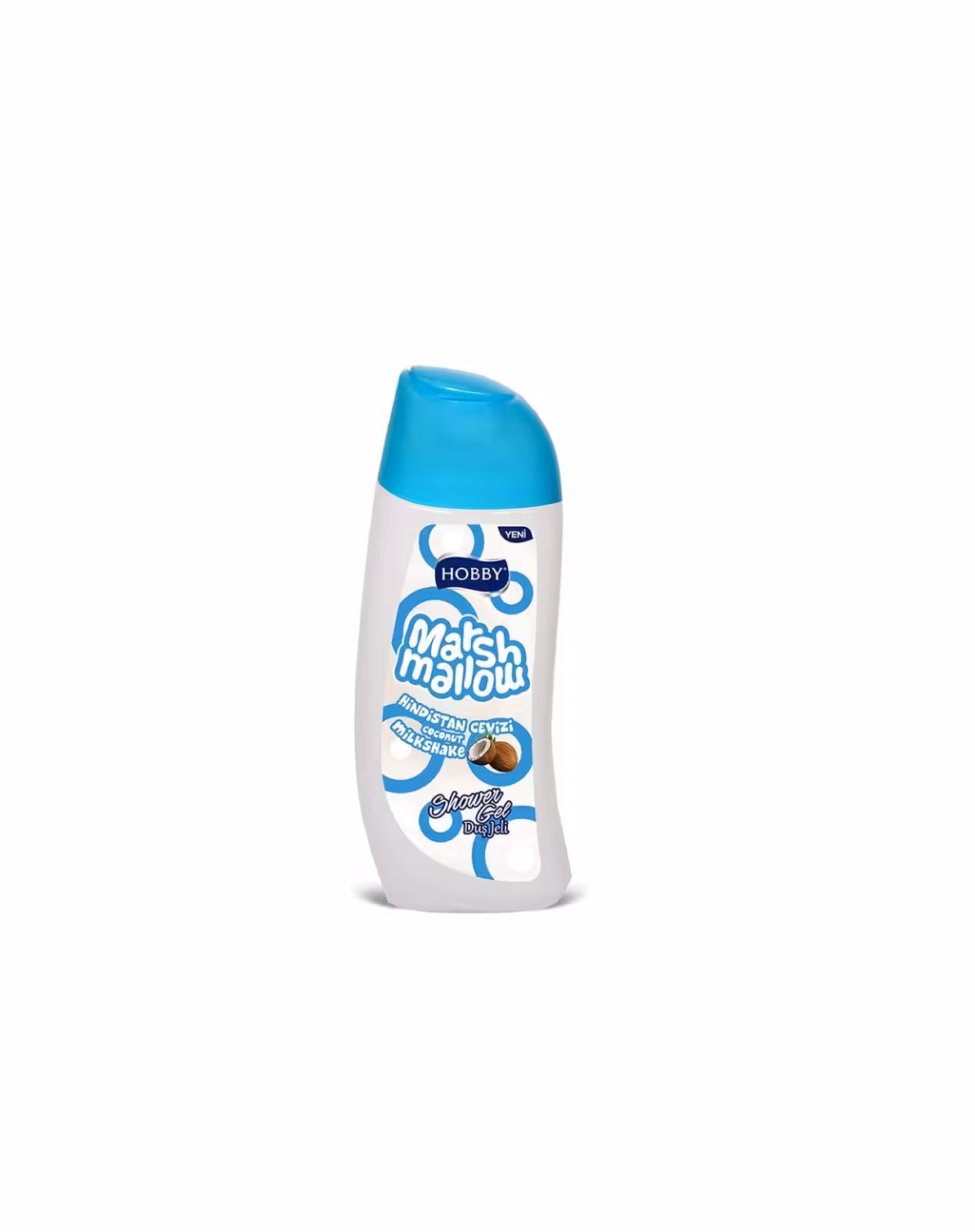 شامپو بدن هوبی HOBBY مدل MARSHMALLOW حاوی عصاره نارگیل حجم 500 میل