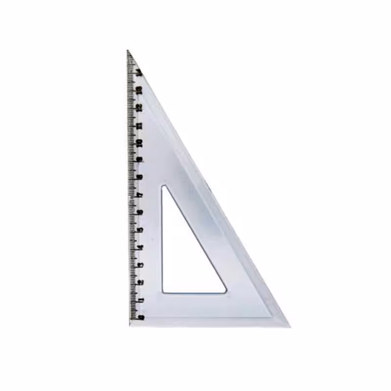 گونیا 30-60 درجه طلقی شفاف 14 سانت