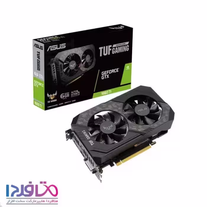 کارت گرافیک ایسوس مدل GTX1660TI TUF OC 6GB EVO