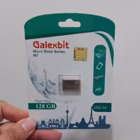 فلش مموری 128گیگ باسرعت بالا usb3.0 برند گلکسبیت مدل m7 باگارانتی
