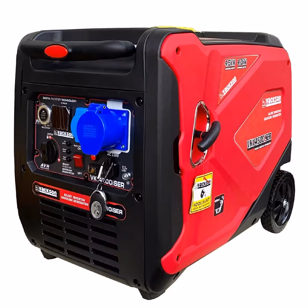 موتور برق سایلنت واکسون مدل VK14500ISER ظرفیت 4.5 کیلو وات تک فازVACKSON