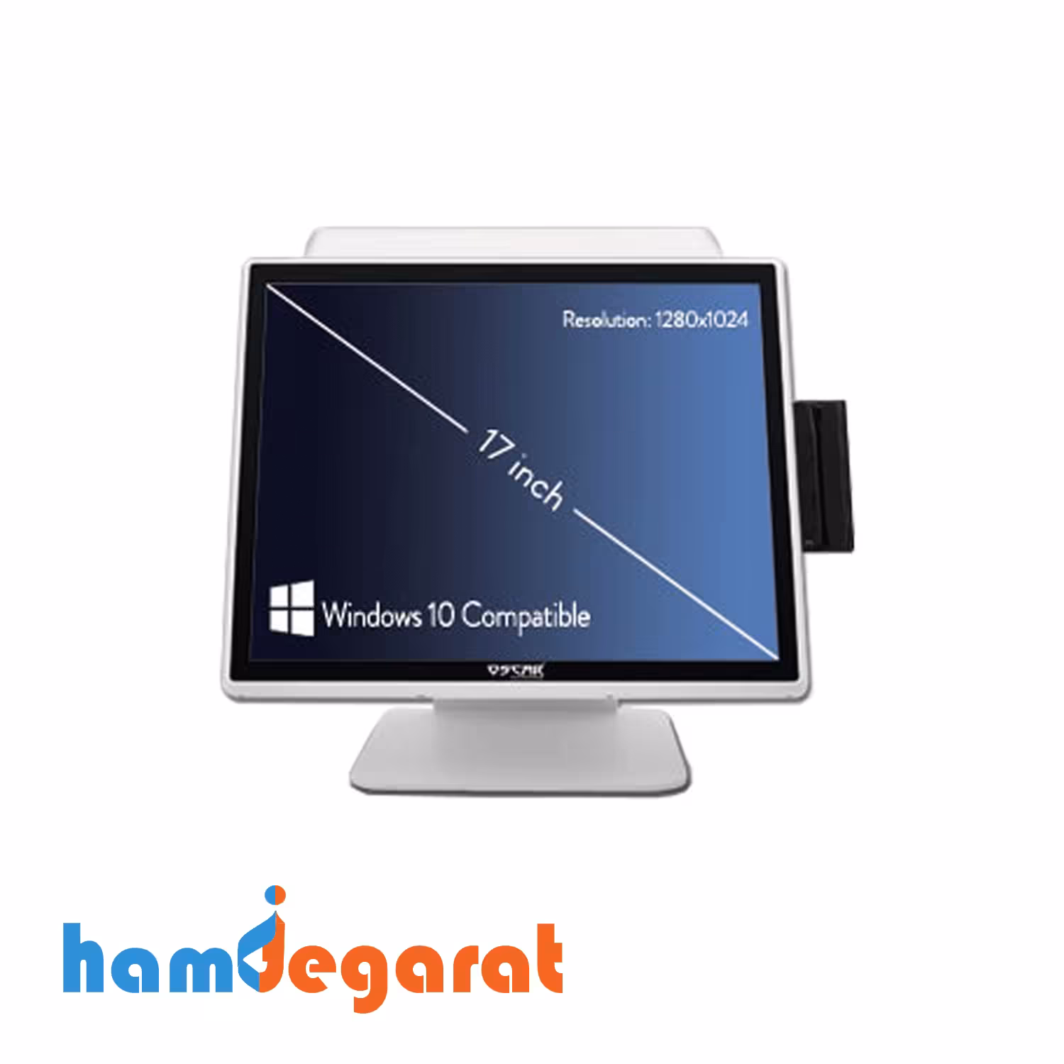 صندوق فروشگاهی مدل i3/17 inch لمسی اسکار (سفید) Oscar Touch Pos EMINENT