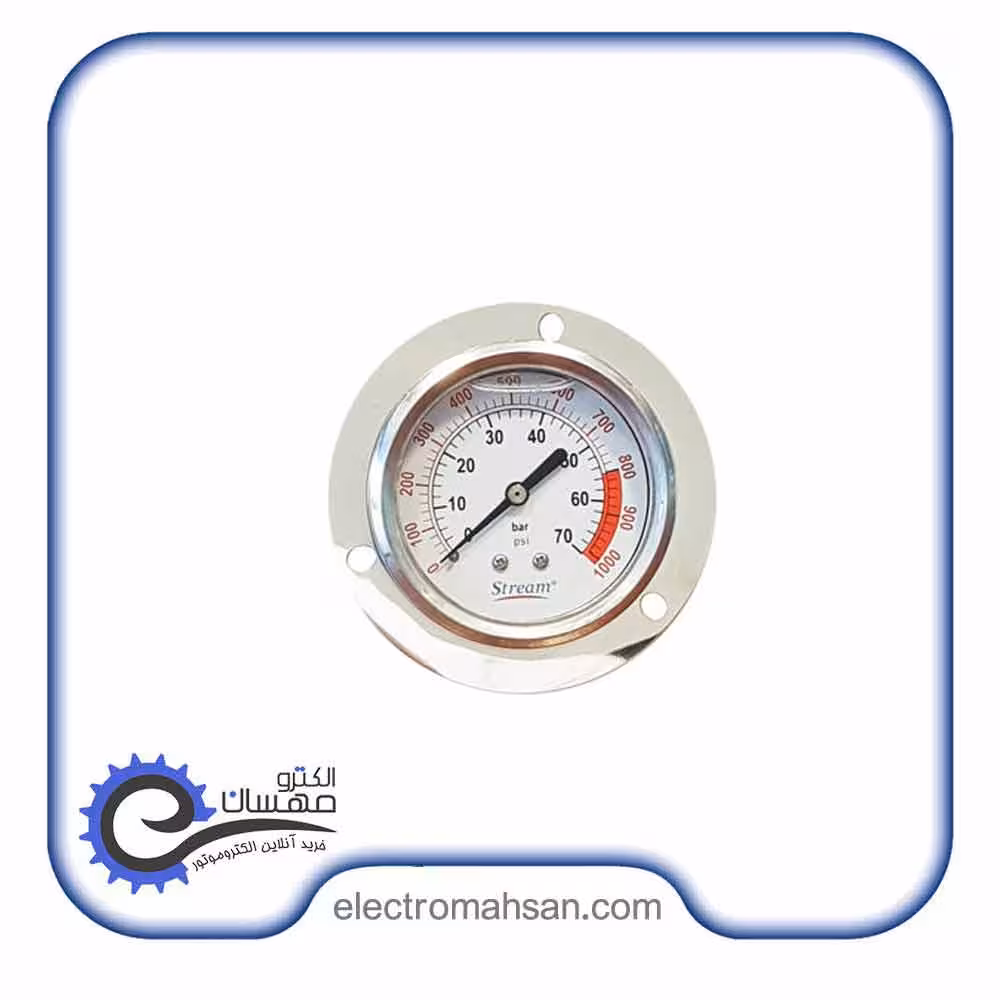 مانومتر 30 بار، اتصال از پشت، کد فنی ytn-60zt استریم چین