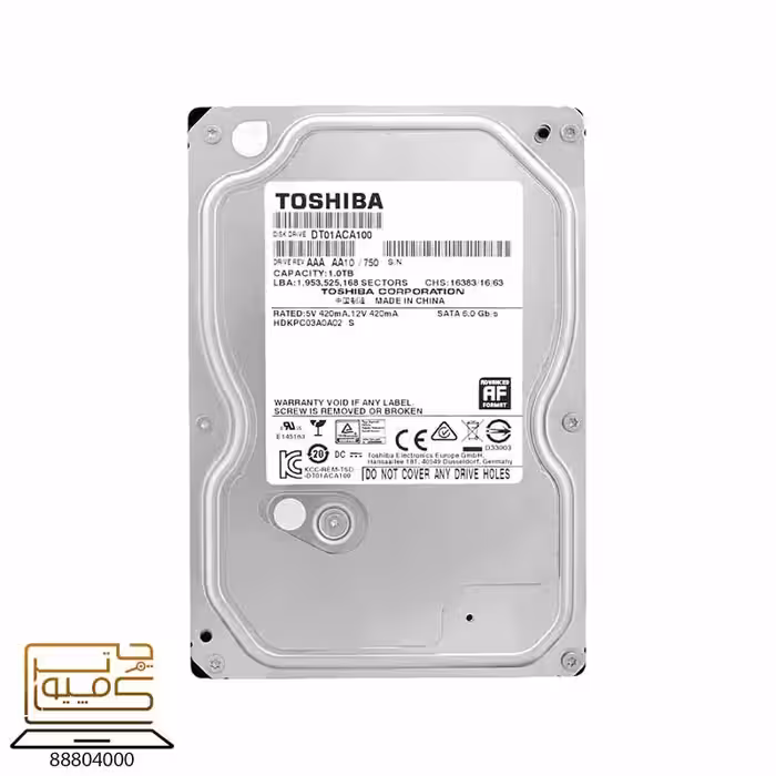هارد اینترنال HDD 1TB TOSHIBA مدل DT01ABA100V