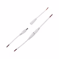 فیش آداپتور نرو ماده جفت قفلی ضد آب سفید