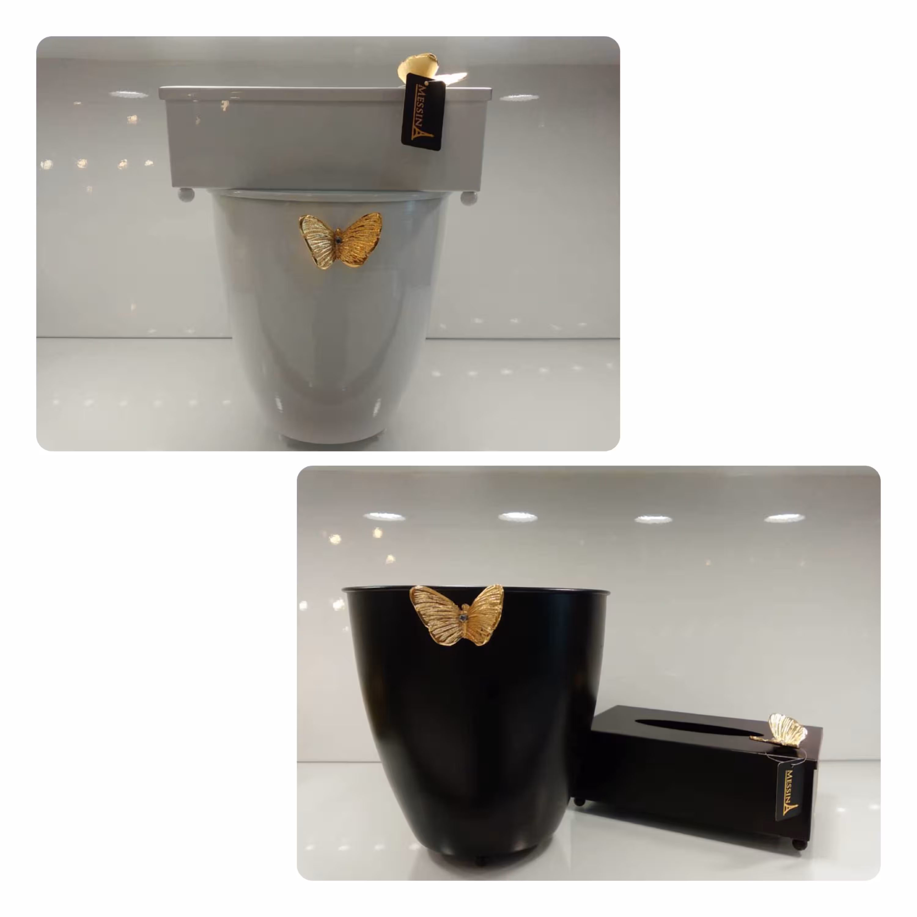 سطل و دستمال فلزی ابکاری فورتیک