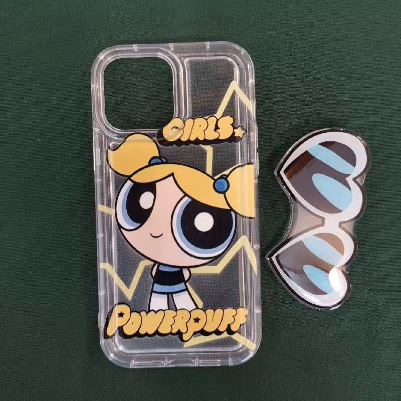 قاب ژله ای پشت شفاف کارتونی D آیفون X_Xs