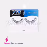 مژه مصنوعی سه بعدی جلد آبی تیک مدل 063