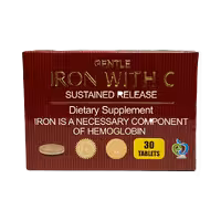 Gentle Iron with Vitamin C  Bronson  قرص پیوسته رهش آهن و ویتامین ث برونسون