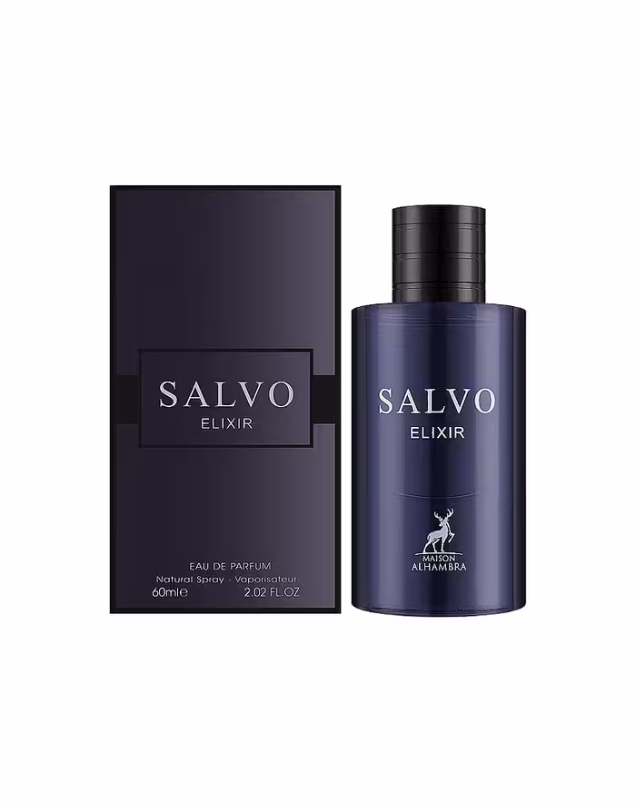 عطر ادکلن مردانه  Salvo Elixir سالوو الکسیر الحمبرا مشابه دیور ساواج الکسیر (Alhambra Dior Sauvage Elixir)