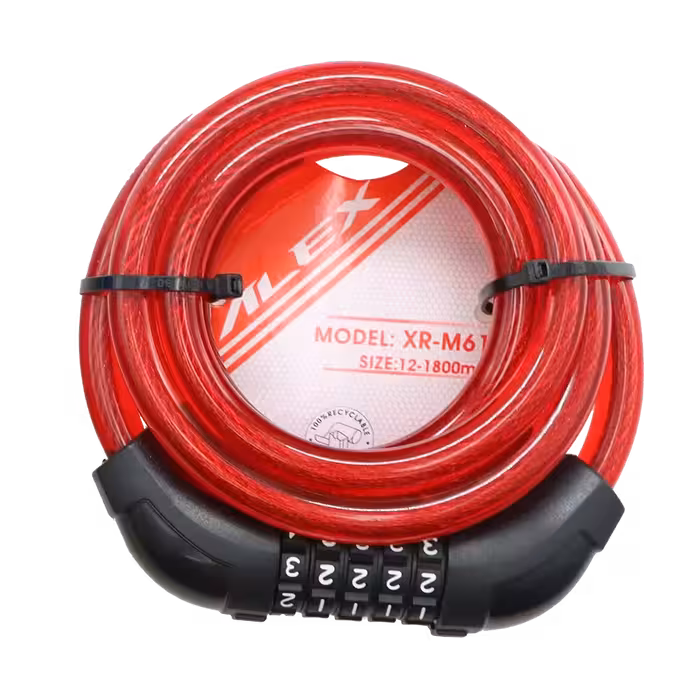قفل دوچرخه الکس مدل ALEX XR-M614-S 12x1800MM