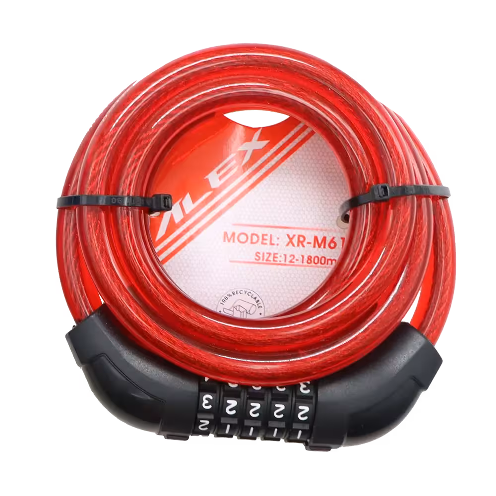 قفل دوچرخه الکس مدل ALEX XR-M614-S 12x1800MM