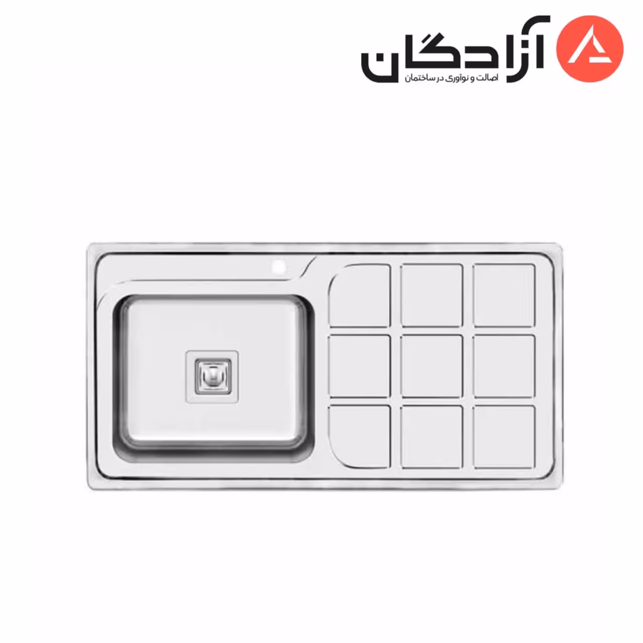 سینک فانتزی توکار میکس پلاس مدل 7032S45