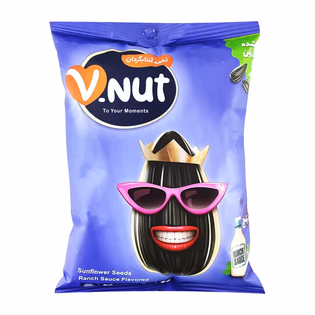 تخمه آفتابگردان با طعم سس رنچ وی نات 105 گرمی