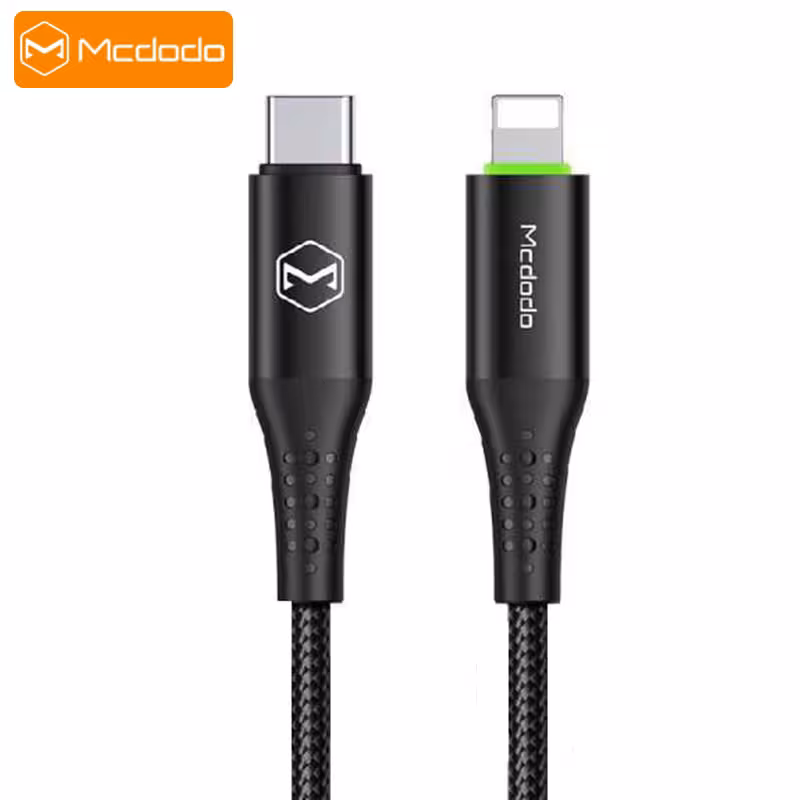 کابل شارژ سریع لایتنینگ مک دودو Mcdodo CA-7360 Auto Power Off Type-C to Lightning