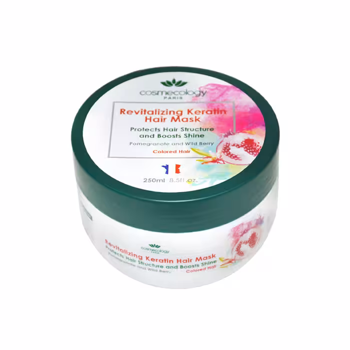 ماسک مو کراتینه و احیا کننده موهای رنگ شده کاسمکولوژی