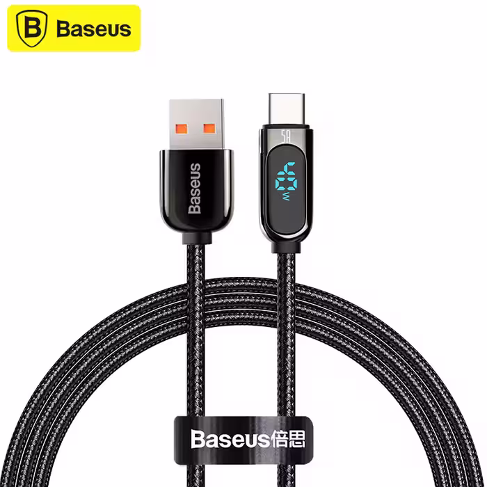 کابل تایپ سی بیسوس دارای قطع کن خودکار Baseus Display Fast Charging CATSK-01