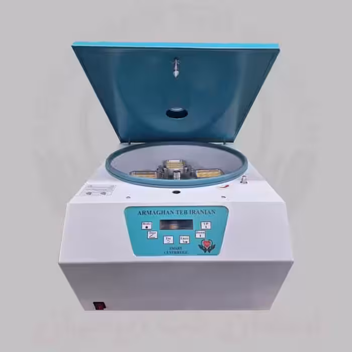 سانتریفیوژ 48 شاخه 4000 دور دیجیتال صفحه نمایشگر ال سی در درب فلزی با موتور AEg