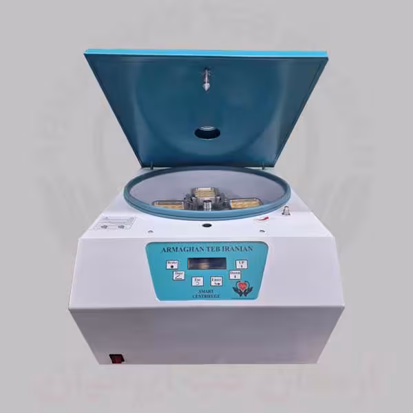 سانتریفیوژ 48 شاخه 4000 دور دیجیتال صفحه نمایشگر ال سی در درب فلزی با موتور AEg