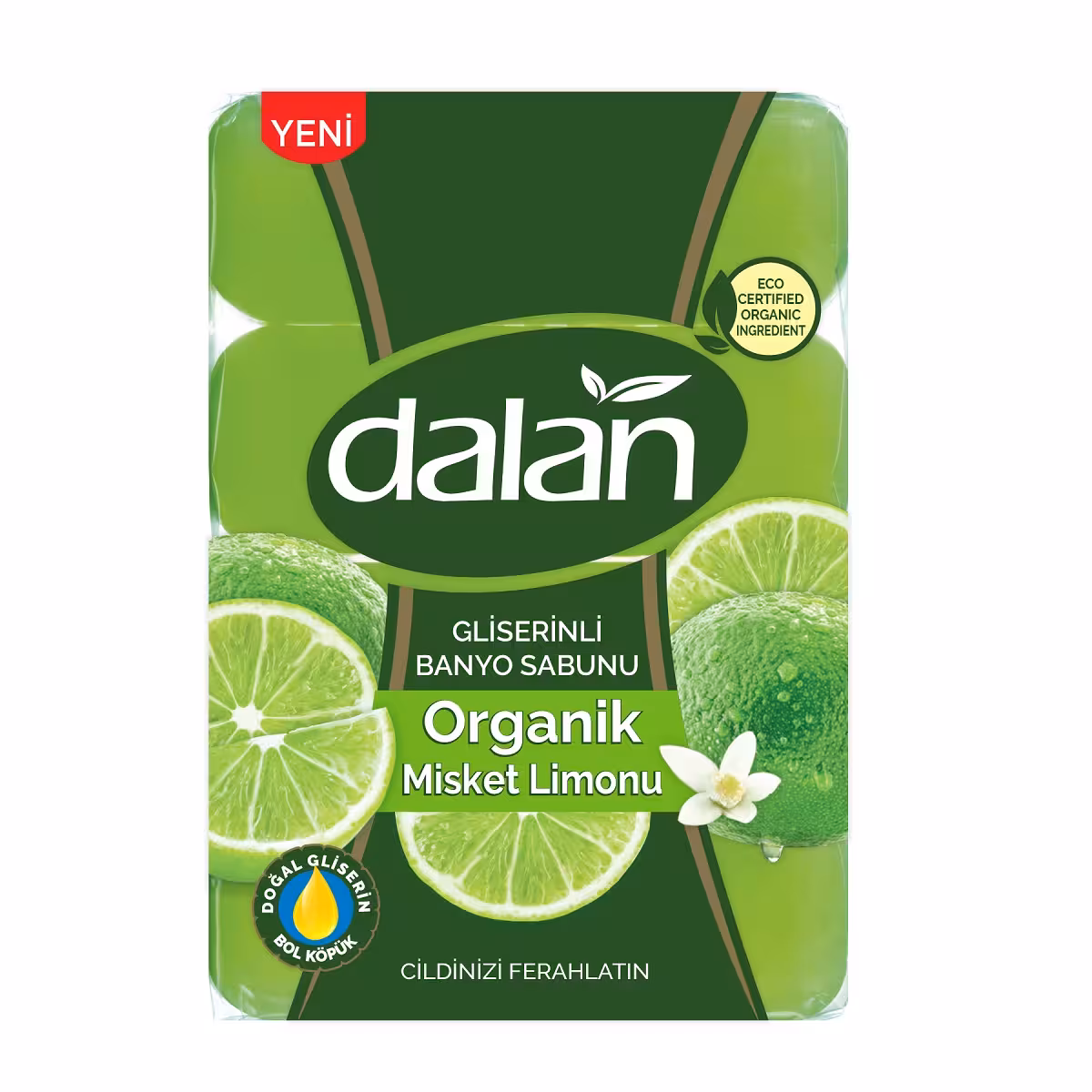 صابون دالان حاوی گلیسیرین و عصاره لیمو بسته 4 عددی