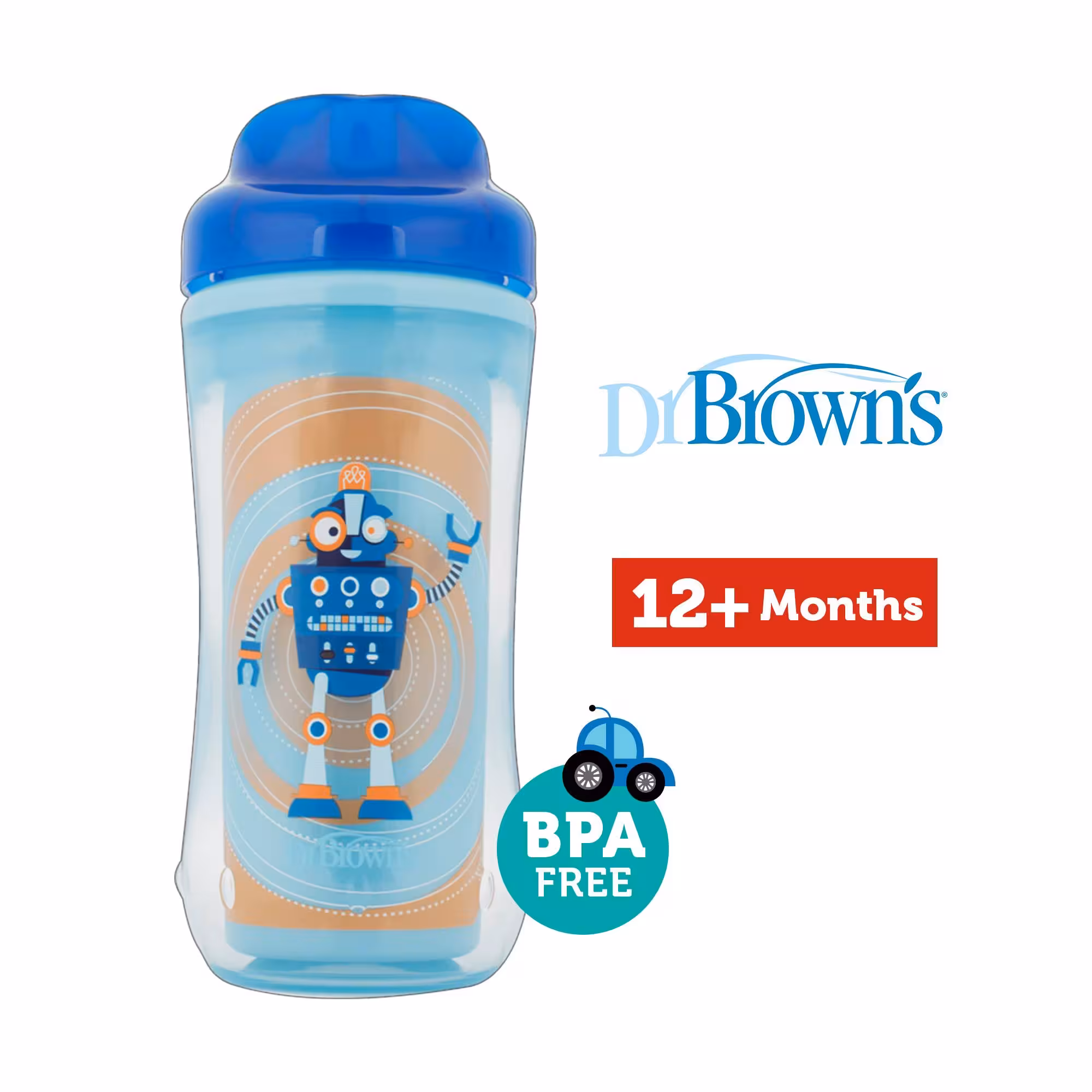 لیوان آموزشی عایق دار دکتر براون (300 میل)مدلTC01002-INTL