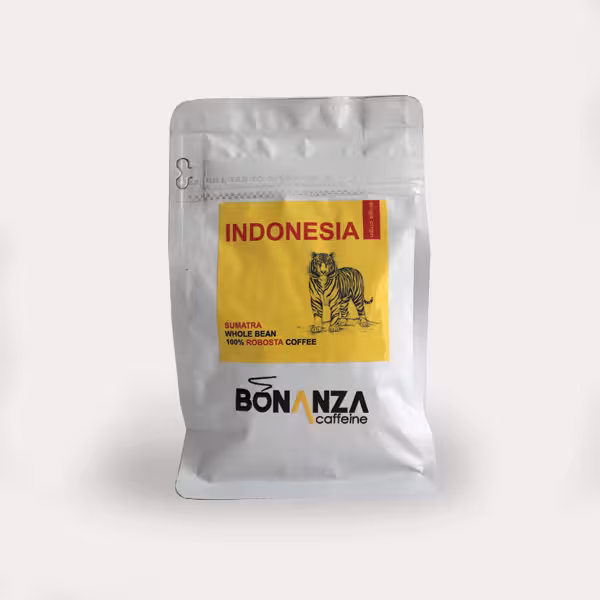 دانه قهوه سوماترا بونانزا تک خواستگاه روبوستا 250 گرم