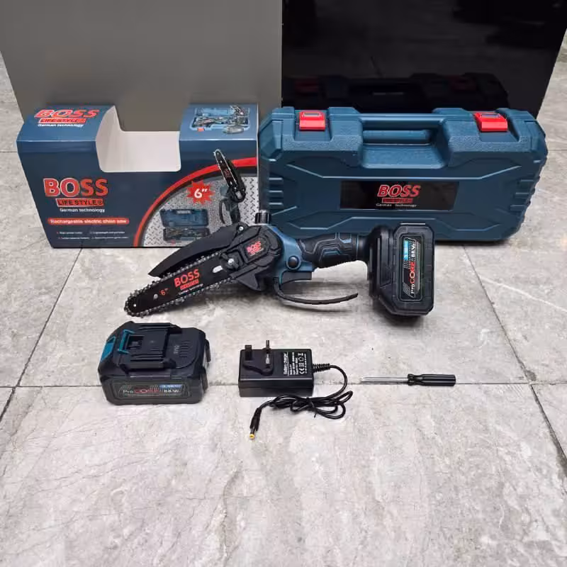 اره زنجیری شارژی 15 سانت باس