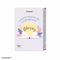 دفتر 100 برگ سیمی جلد سخت الیپون کد 06