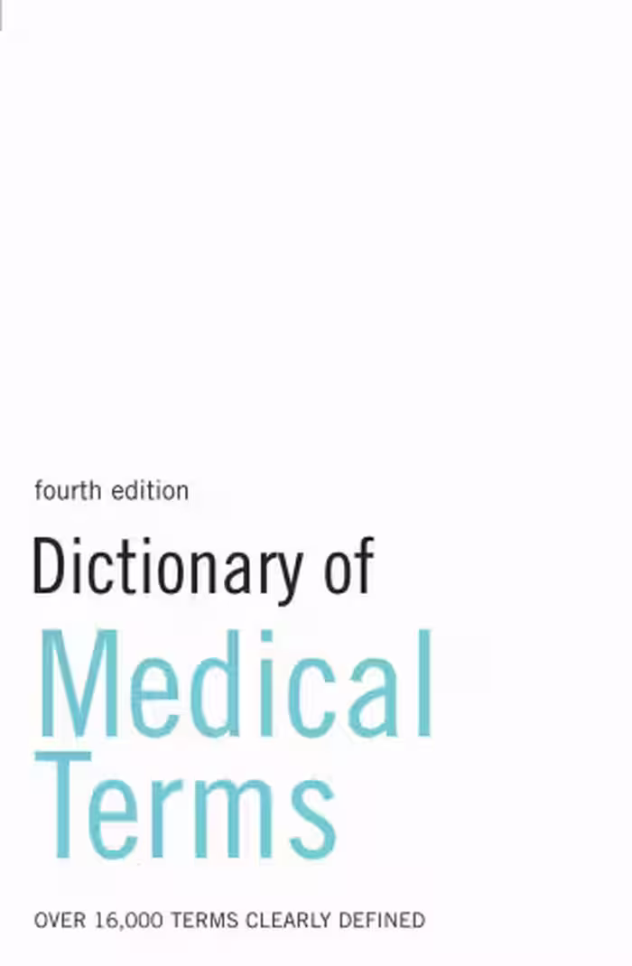 خرید و دانلود نسخه کامل کتاب Dictionary of Medical Terms