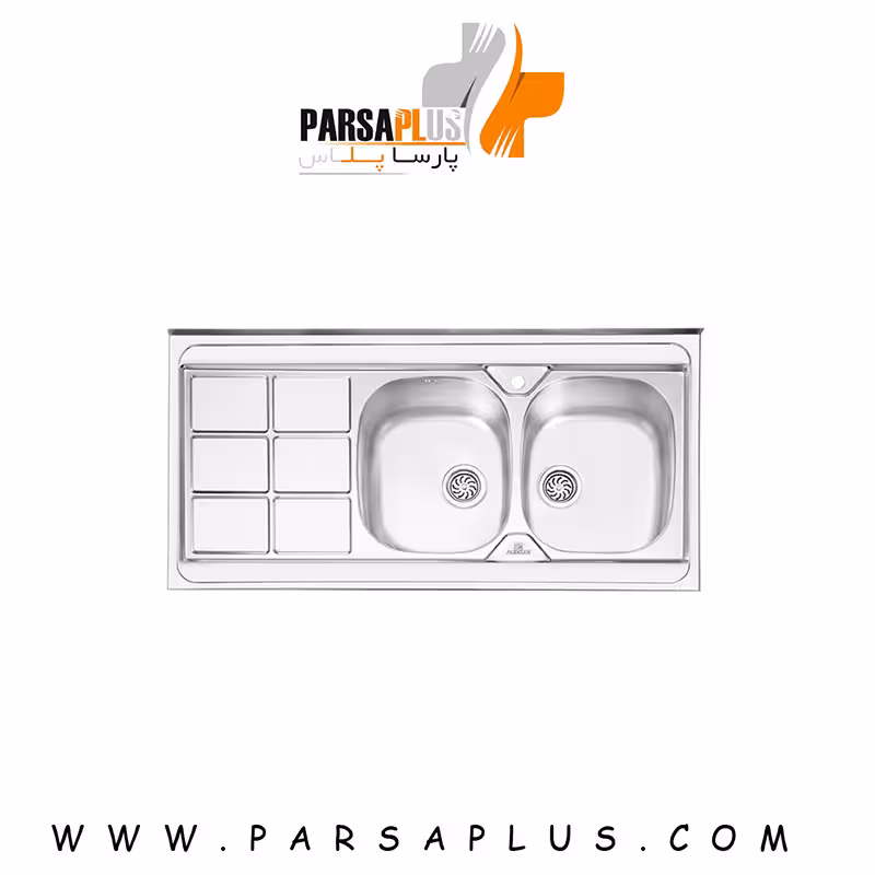 سینک پرنیان استیل مدل PS1124 روکار