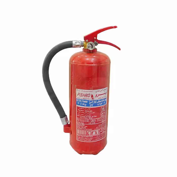 کپسول آتش نشانی 3 کیلوگرمی پودر و گاز پیشرو