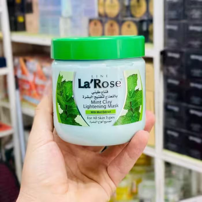 ماسک گچی نعناع لاروس La rose حجم 500 گرم