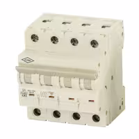 کلید مینیاتوری 6 آمپر سه فاز و نول AC الکترو کاوه کد 6A-10KA-3P+1