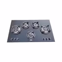 اجاق گاز 5 شعله قارچی دو پلوپز شیشه ای لیبرا - Libera مدل GA603