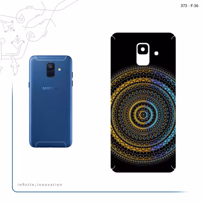 برچسب پوششی ماهوت مدل Mandala Design 2 مناسب برای گوشی موبایل سامسونگ Galaxy A6 2018