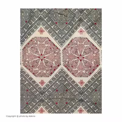 ملحفه آدنو مدل هریس کد CH66 دونفره سایز 160x200 سانتی متر