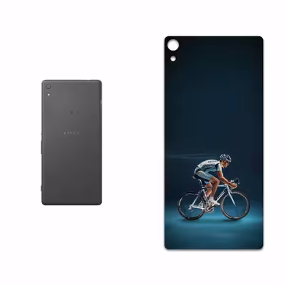 برچسب پوششی ماهوت مدل Road cycling مناسب برای گوشی موبایل سونی Xperia XA Ultra