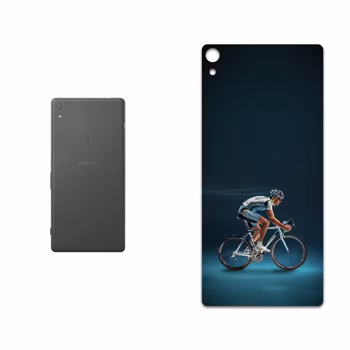 برچسب پوششی ماهوت مدل Road cycling مناسب برای گوشی موبایل سونی Xperia XA Ultra