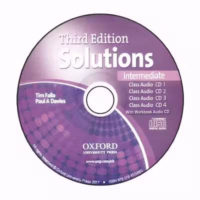 کتاب Solutions Intermediate Third Edition اثر Tim Falla And Paul A Davies انتشارات سپاهان