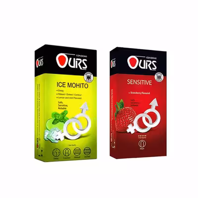 کاندوم اورز MOHITO بسته 12 عددی به همراه کاندوم اورز مدل SENSITIVE بسته 12 عددی