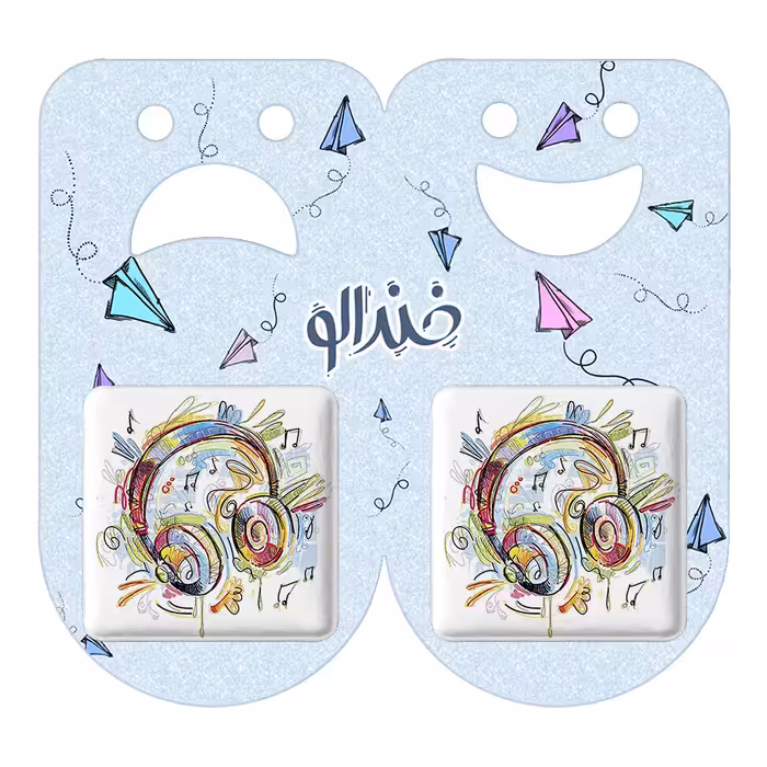 پیکسل خندالو مدل هدفون کد 5573 به همراه مگنت