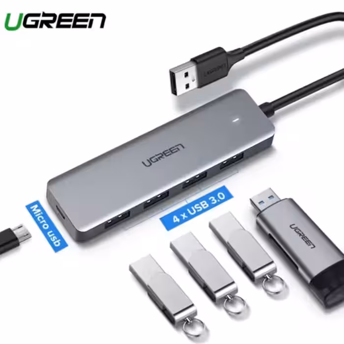 هاب 4 پورت USB-C یوگرین مدل UG-70336