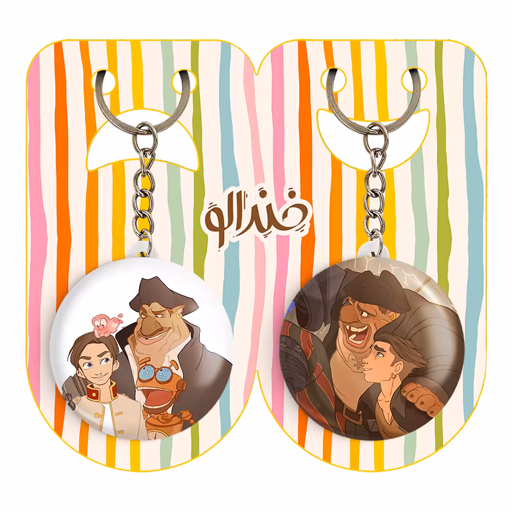 جاکلیدی خندالو مدل انیمیشن سیاره گنج کد 1376413761 مجموعه 2 عددی