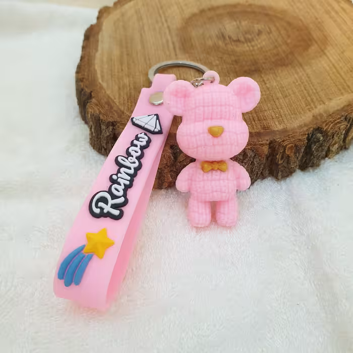 جاکلیدی مدل سیلیکونی طرح خرس کد DB20