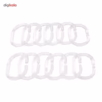 حلقه پرده حمام ایکیا مدل Ringsjon بسته 12 عددی