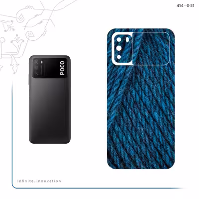 برچسب پوششی ماهوت مدل Fabric Texture 1 مناسب برای گوشی موبایل شیائومی Poco M3