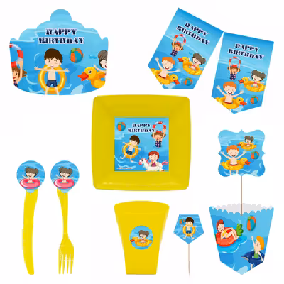  مجموعه 72 عددی تم تولد طرح شنا